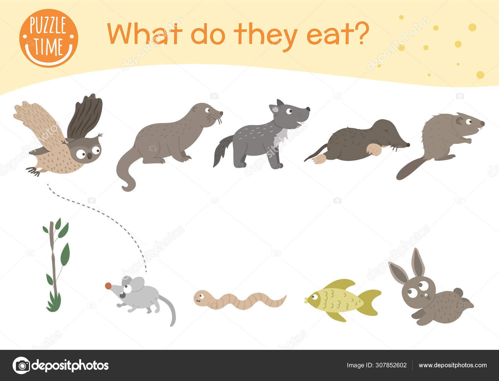 encontrar dois mesmos animais. atividade de correspondência de