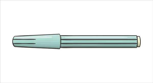 Bleistift Symbol Vektor Farbige Schreibwaren Schreibmaterialien Büro Oder Schulbedarf Isoliert — Stockvektor