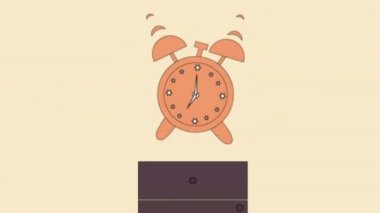 Masadaki turuncu alarm.