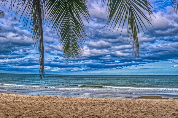 Esta Foto Única Mostra Grande Praia Mar Únicos Ban Krut — Fotografia de Stock