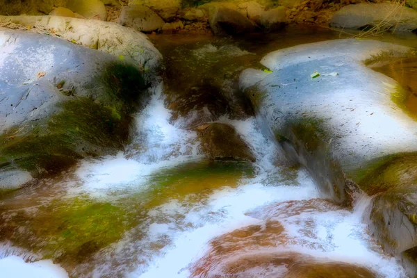 Esta Foto Única Mostra Cachoeira Selvagem Selva Natureza Deslumbrante Também — Fotografia de Stock