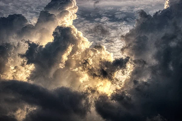 Dette Unikke Billede Viser Maldiverne Fotograferet Fly Ovenfra Kan Himlen - Stock-foto