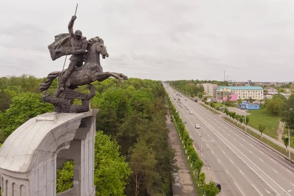 Cidade de Bobruisk. Rua Minskaya — Fotografia de Stock