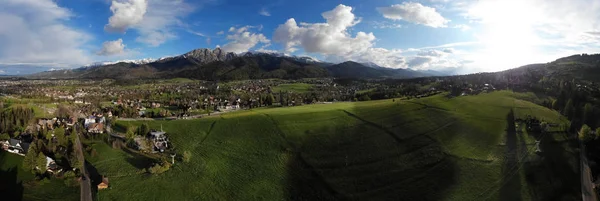 Zakopane. panorama-aire — Foto de Stock