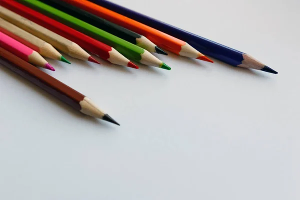 Renkli kalemler-izole — Stok fotoğraf