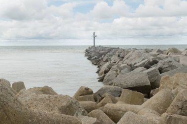 Klaipeda limanına giriş