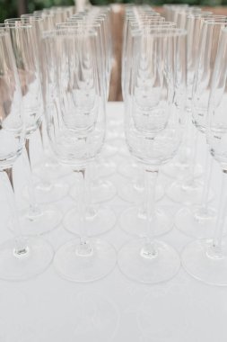 Boş gözlük içecekler için