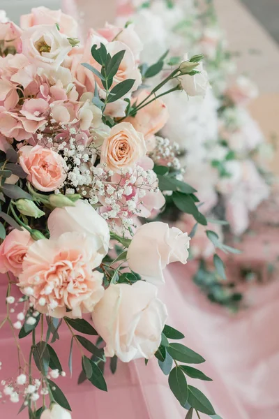 Décor de mariage fleurs — Photo