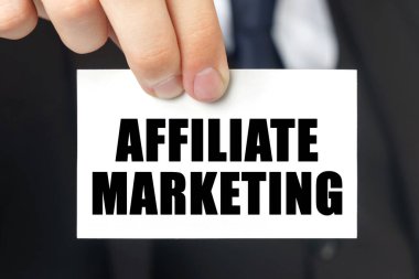 İş konsepti. İşadamı, üzerinde 