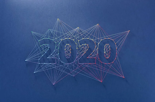 Ano Novo 2020 - Construindo o futuro juntos, como uma equipe . — Fotografia de Stock