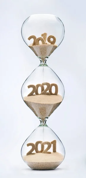 Przechodząc do nowego roku 2020, 2021 — Zdjęcie stockowe