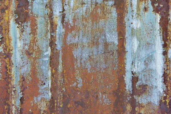 Painted Rusty Iron Sheet — Stock Photo, Image