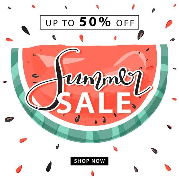 Yaz satış promosyon afiş şablonu.