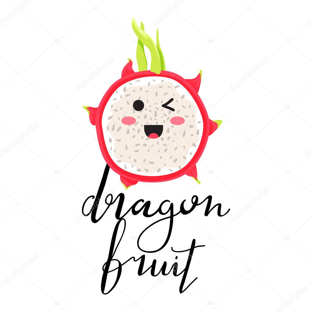 Kawaii dragon fruit