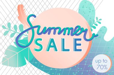 Yaz Satılık afiş tipografi tasarım.