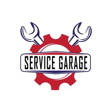 Anahtar logolu oto servis garajı