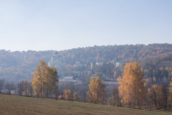 nature in Moldova it's a very beautiful place near the monastery