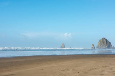 Güzel Cannon Plajı, Oregon. Doğa, seyahat