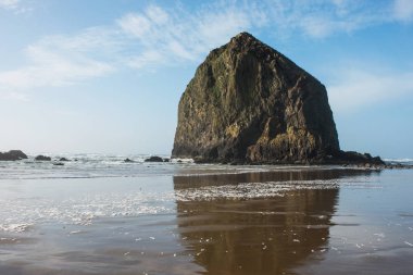 Güzel Cannon Plajı, Oregon. Doğa, seyahat