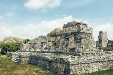 Tulum Meksika, tapınak. Seyahat
