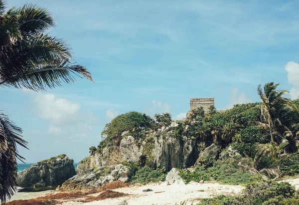 Tulum Meksika, tapınak. Seyahat