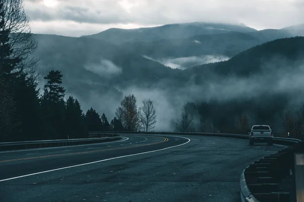 Ominous Pacific Northwest Nature Travel — Stock Photo, Image