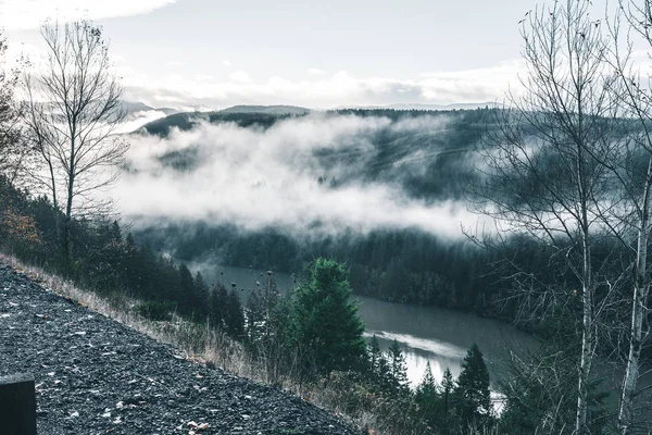 Ominous Pacific Northwest Nature Travel — Stock Photo, Image