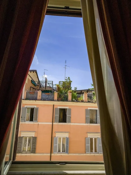 Vanuit het hotel in Rome — Stockfoto