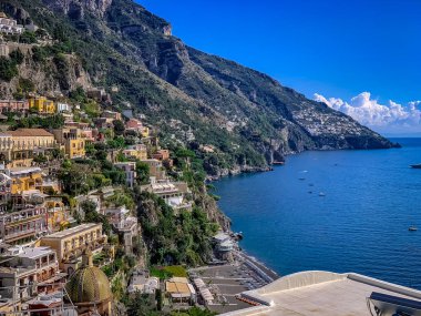 Positano İtalya'dan görünüm