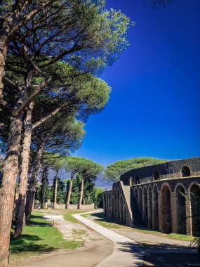 Pompeii İtalya bir görünüm