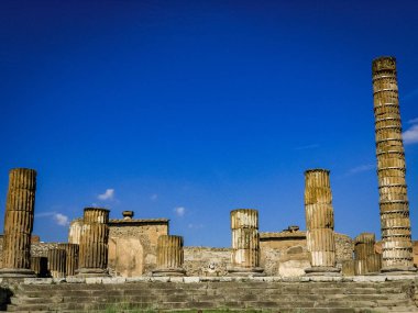 Pompeii İtalya bir görünüm