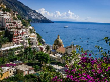 Positano İtalya'dan görünüm