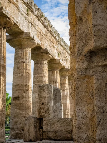 Niesamowity Paestum Włochy — Zdjęcie stockowe