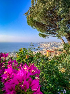 Napoli İtalya tepenin yüksek