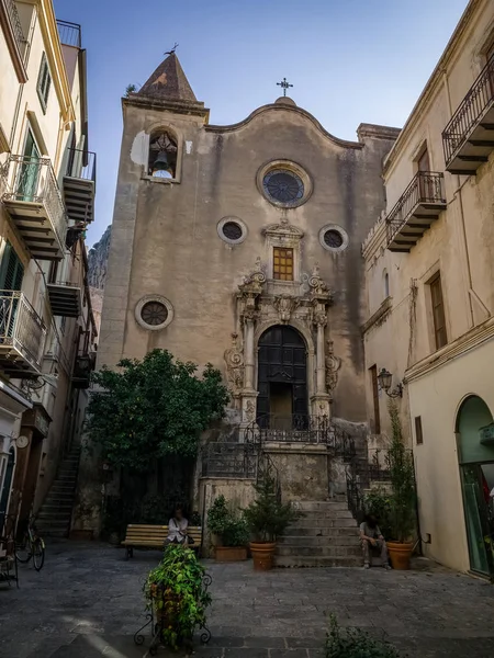 Veduta di Cefalu Italia — Foto Stock