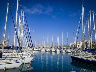 Palermo İtalya'daki iskele