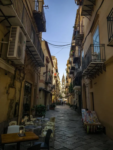 Vista de la hermosa Palermo Italia — Foto de Stock