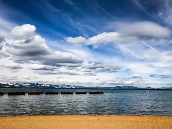 Lake Tahoe from the beach — Stock Photo, Image