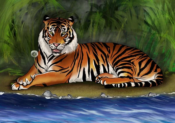 Karahindibalı kaplan (yaban kedisi)