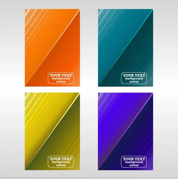 Broşür veya soyut öğelerle kapak için vektör şablonu