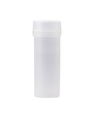 İzole arka plan üzerinde Silindir plastik şişe. Şeffaf tüp ambalaj ve kapak. ( Montaj için kırpma yolu veya kesme nesnesi )