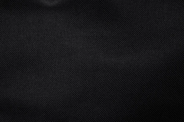 Fondo Textura Tela Negra Patrón Material Textil Tela Blanco — Foto de Stock