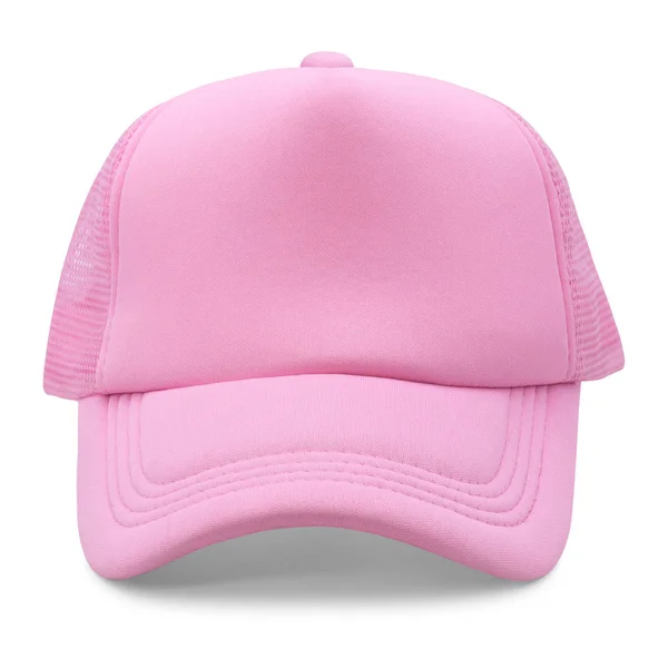 배경에 분홍색 디자인 모자입니다 클리핑 — 스톡 사진