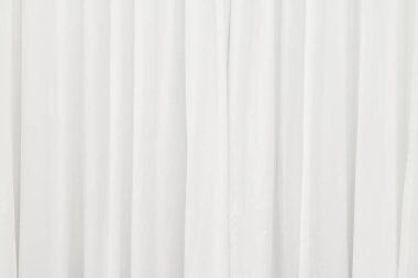 Beyaz perde arkası. Örtülerin soyut arkaplanı.