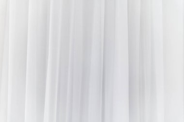 Beyaz perde arkası. Örtülerin soyut arkaplanı.