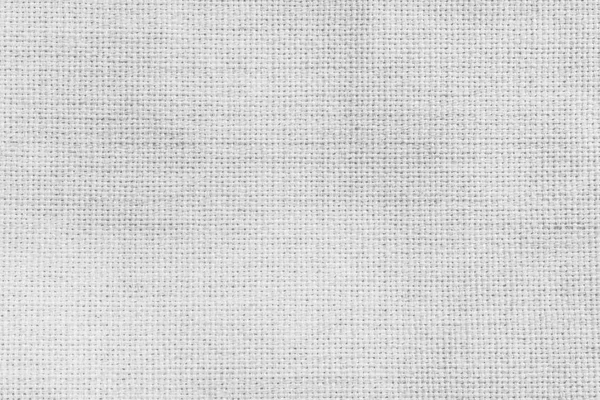 亚麻纹理背景 白色织物表面 — 图库照片