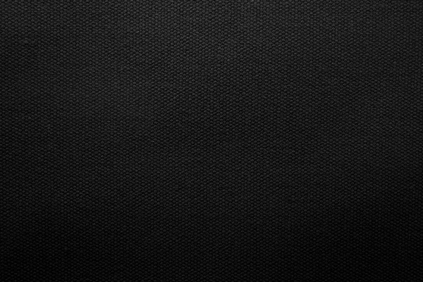 Black Fabric Texture Background Detail Canvas Textile Material — Stock Photo, Image