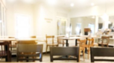 Blur restoran veya tatlılar cafe iç mağaza arka plan.