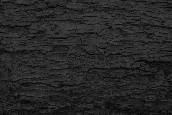 Fondo Textura Madera Quemada Superficie Madera Negra Áspera Causada Por — Foto de Stock