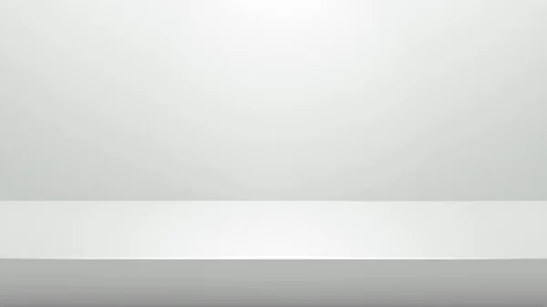 White Podium Stand Showing Presentation Concept Modern Room Background Illuminate — Stock Photo, Image
